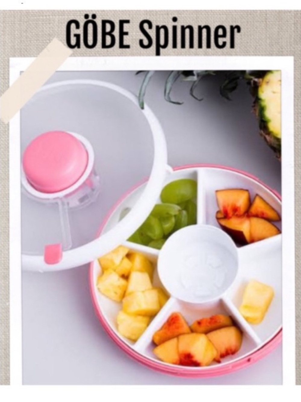 GÖBE Snack Spinner BUNDLE for children & toddlers & moms — Bundle of 2-spinners